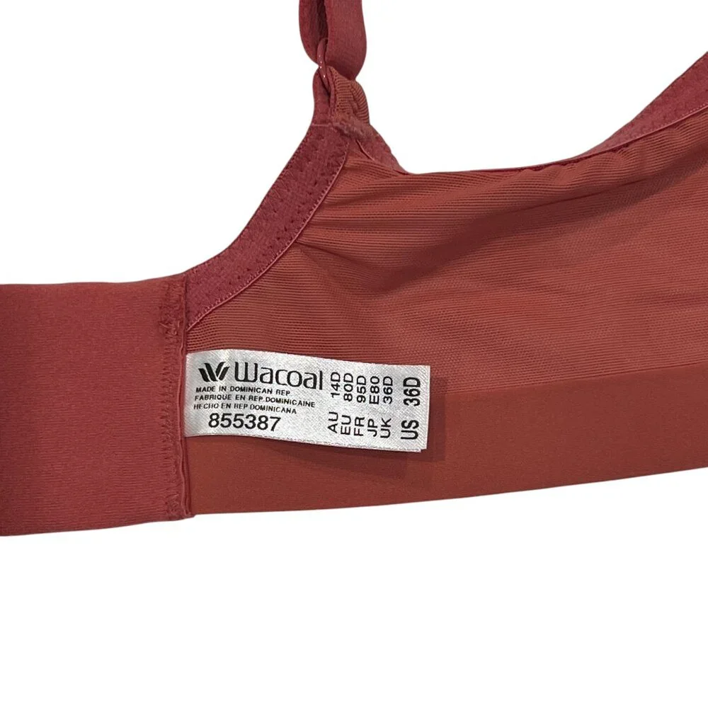 Wacoal Shape Revelation Pendulous Underwire Bra, NWT, Rose, 36D